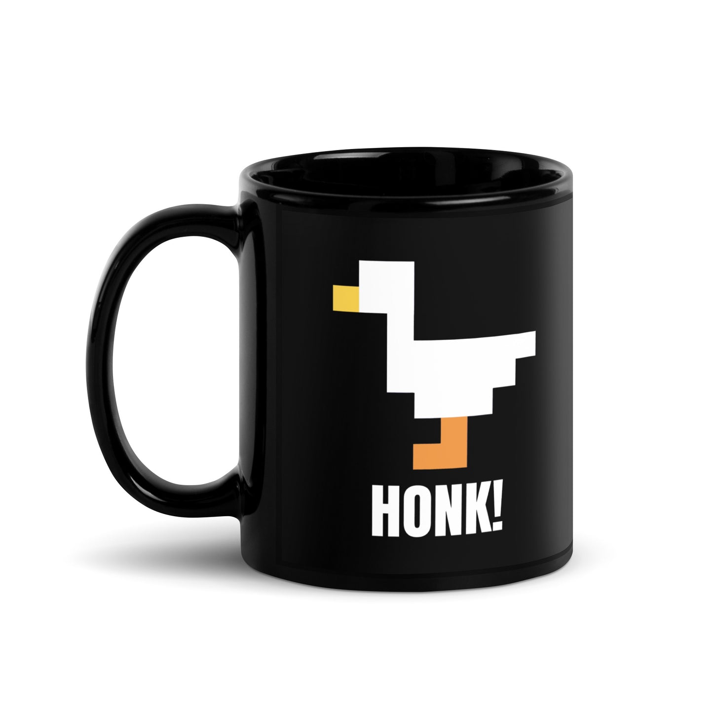 HONK Black Glossy Mug