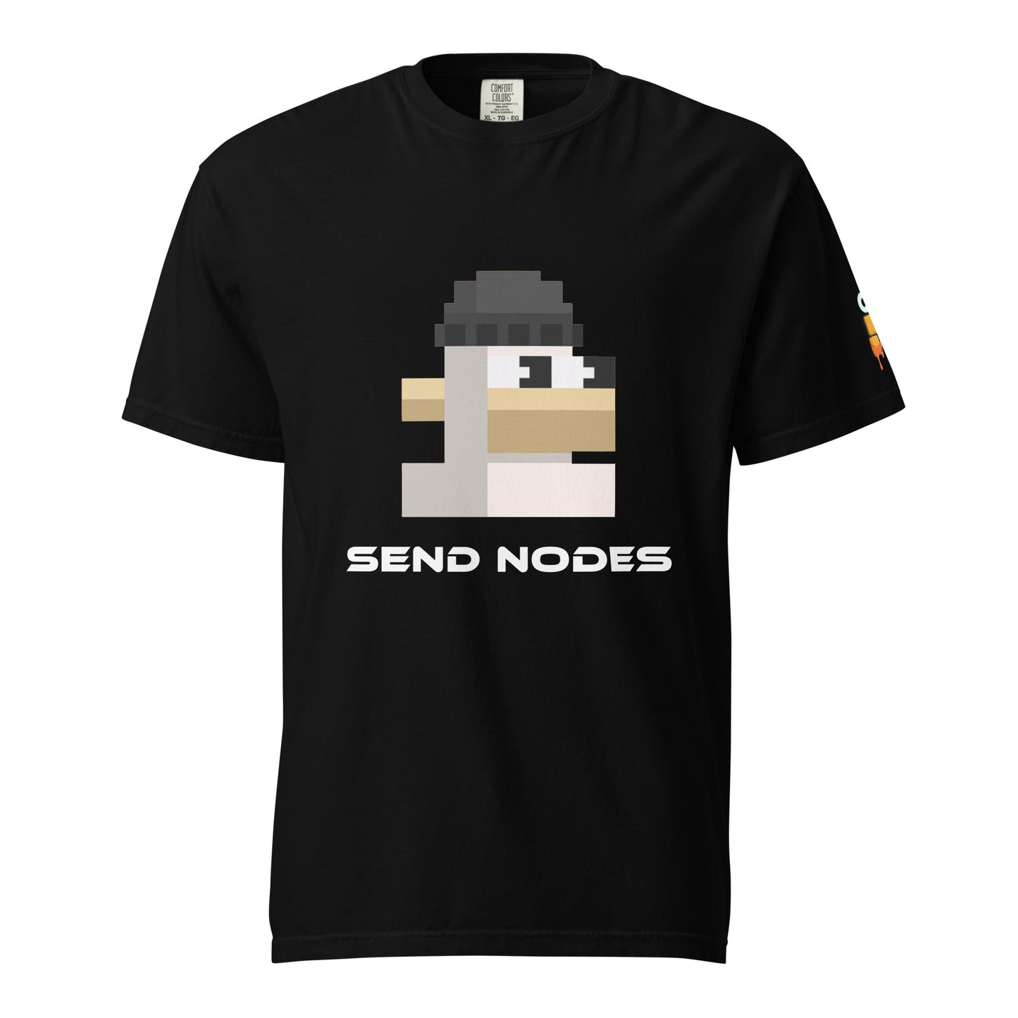 White Node Monke on T-shirt
