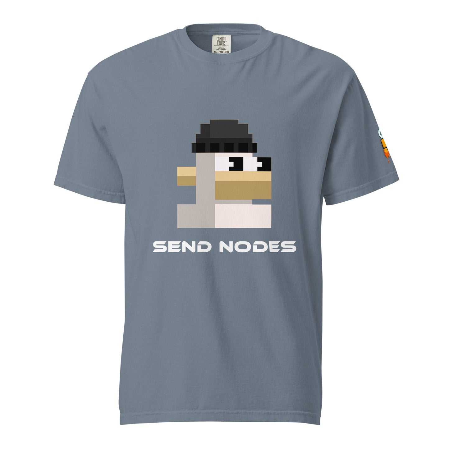 White Node Monke on T-shirt