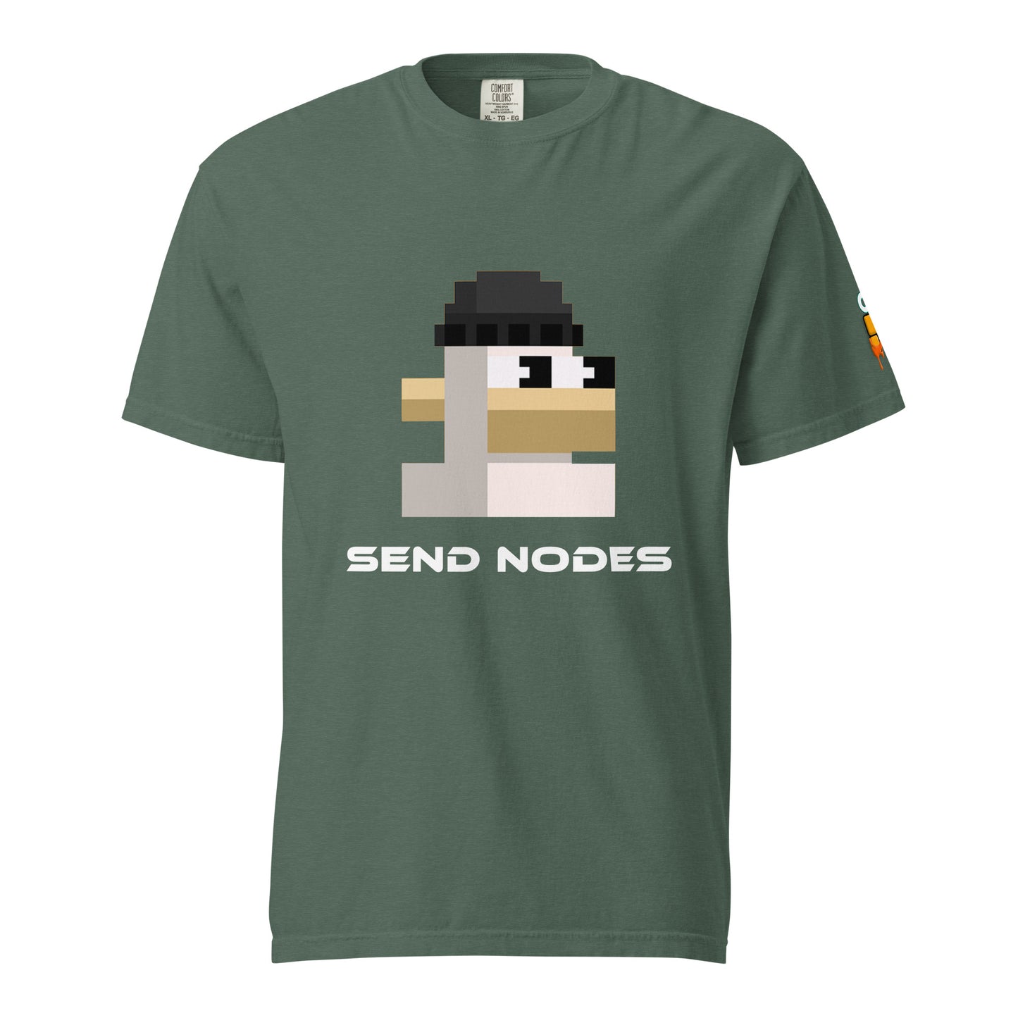 White Node Monke on T-shirt