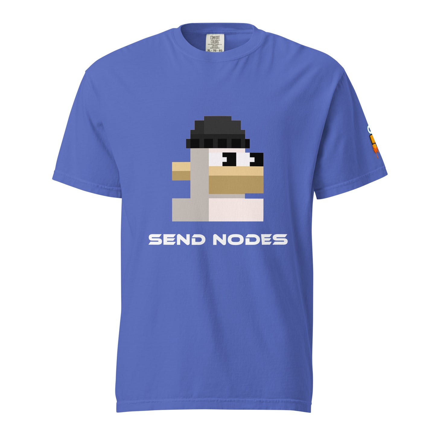 White Node Monke on T-shirt