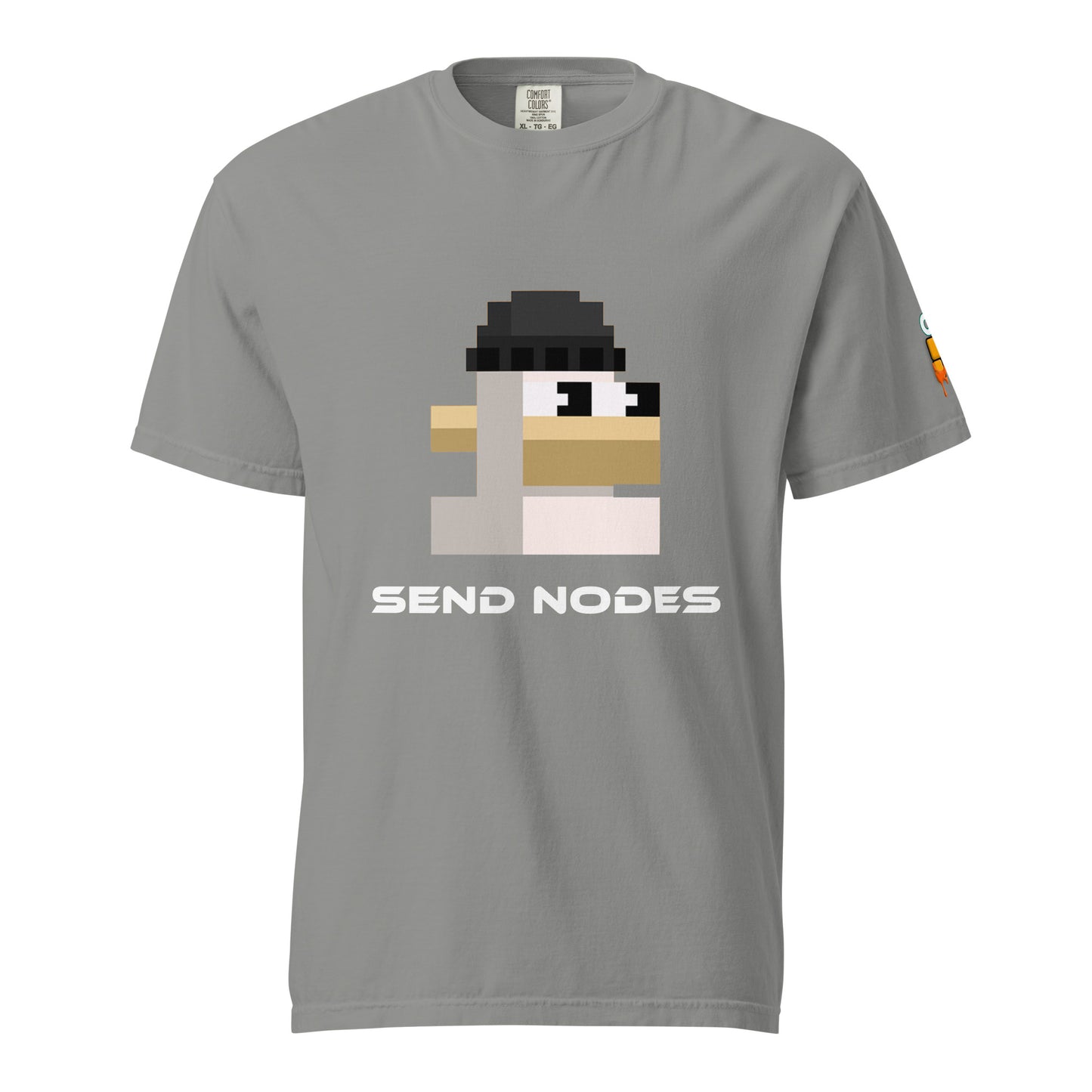 White Node Monke on T-shirt