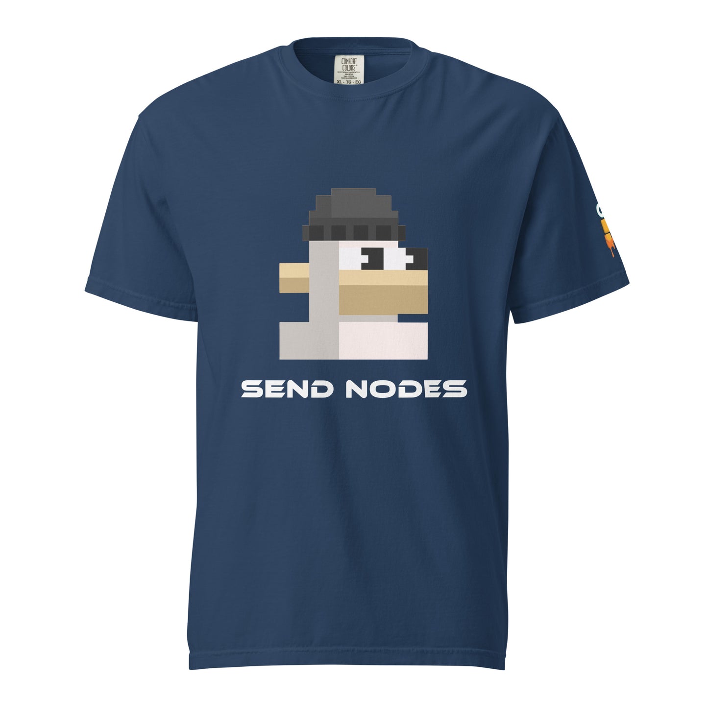 White Node Monke on T-shirt