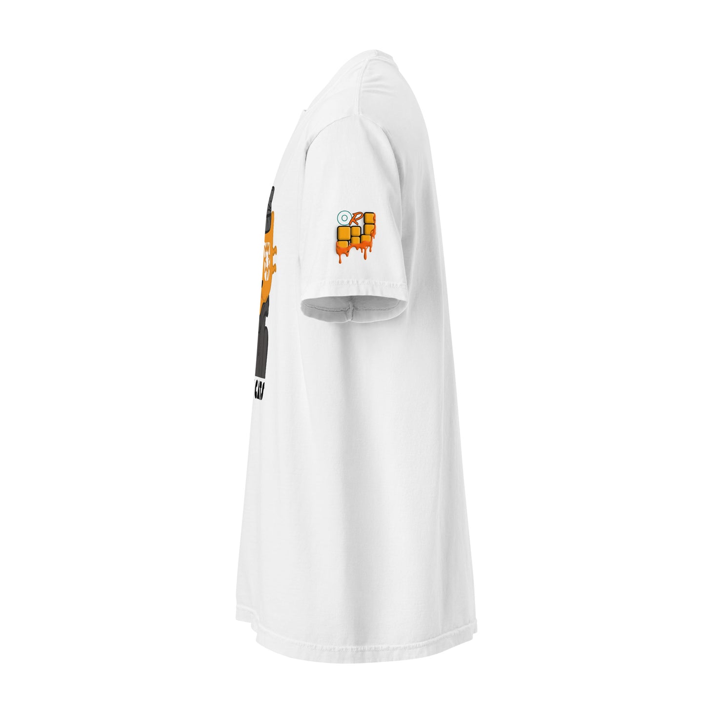 Billy Cat Orange Eyes T-shirt (White)