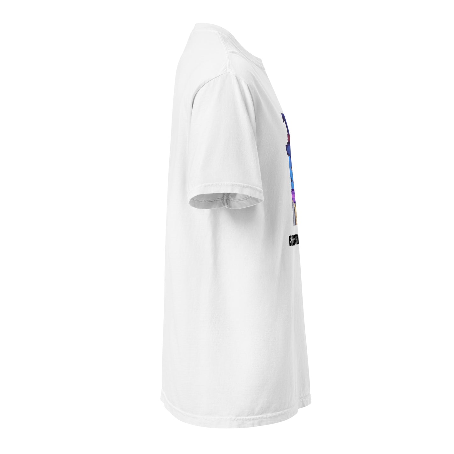 Wizard hat Bitcoin whale on white T-shirt