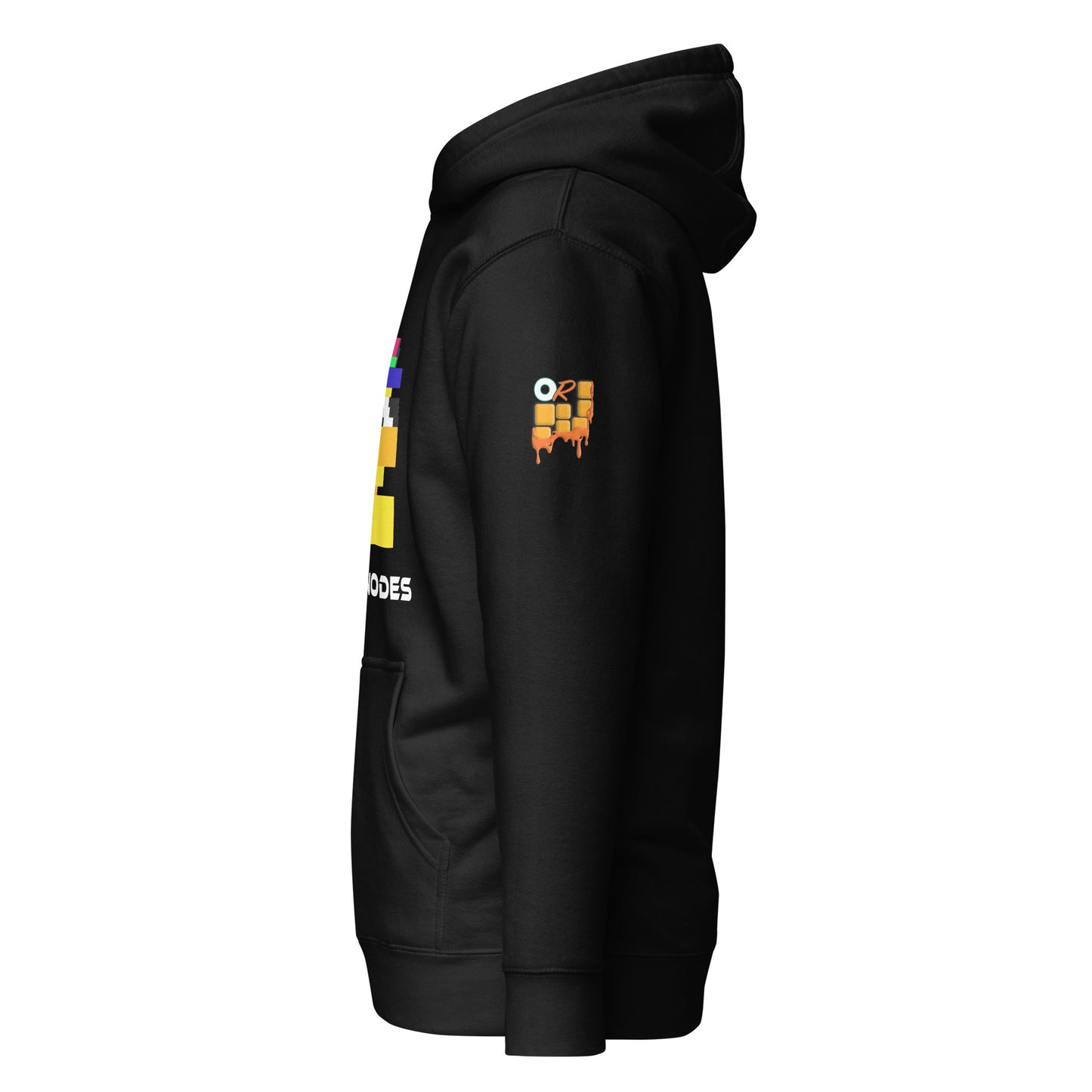 Yellow Node Monke on Hoodie