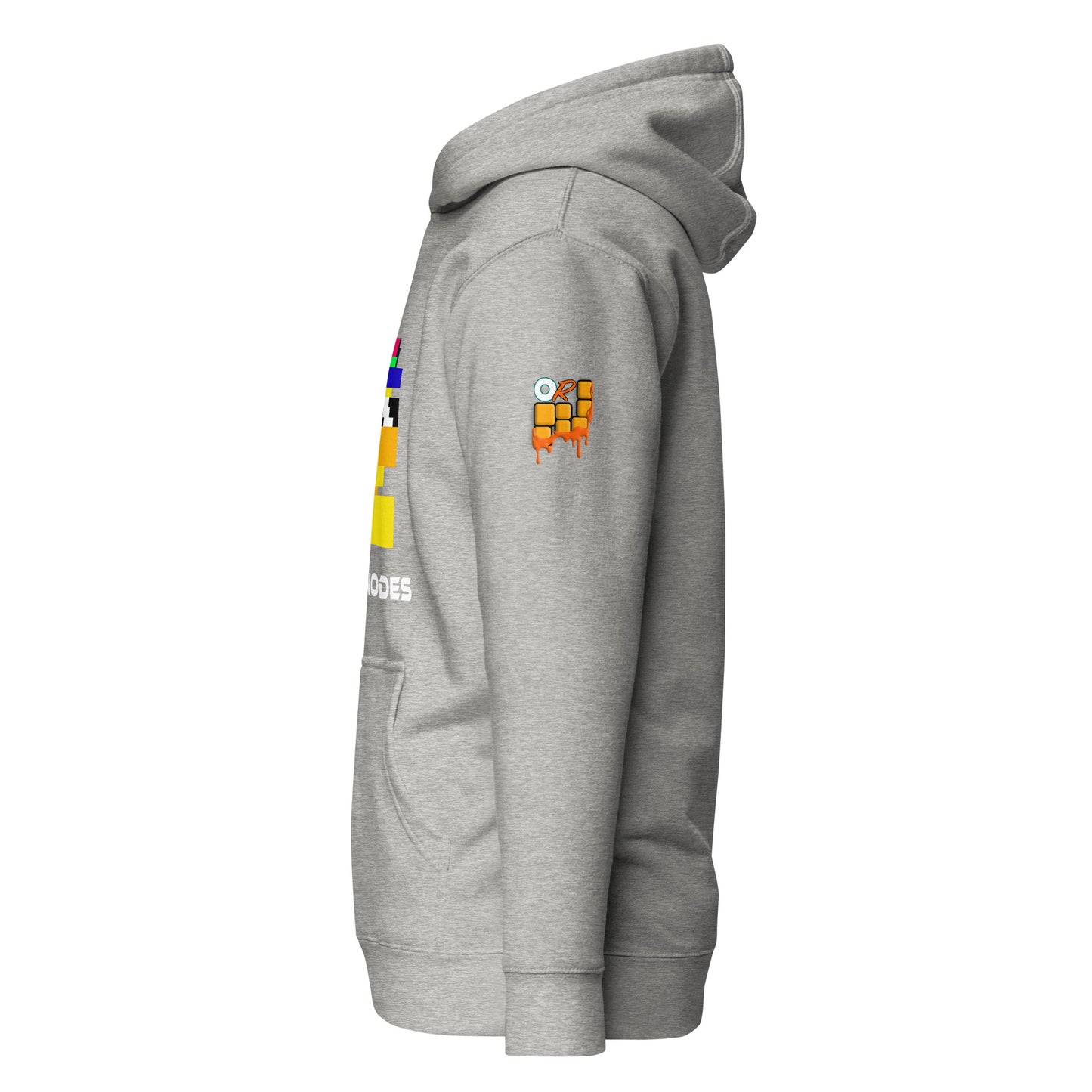 Yellow Node Monke on Hoodie