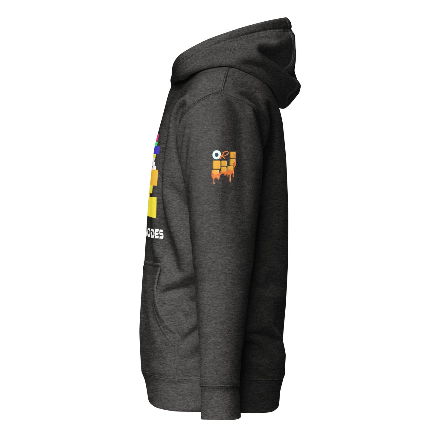 Yellow Node Monke on Hoodie