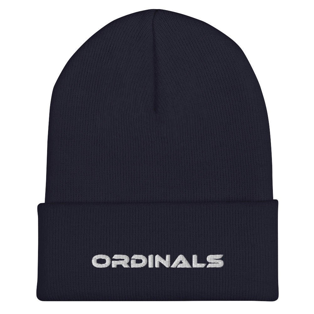 Ordinals Tech Cuffed Beanie