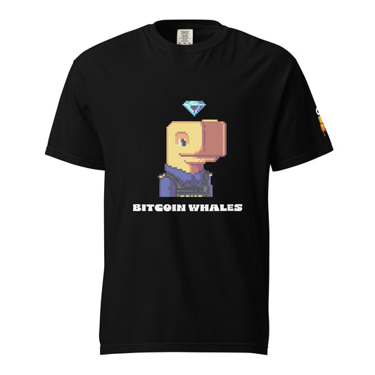 Diamond head Bitcoin Whale on T-shirt