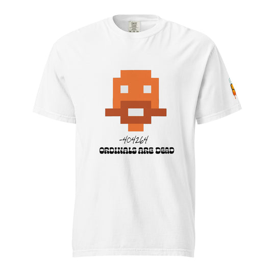 Orange Cursed Goosinal on White T-shirt