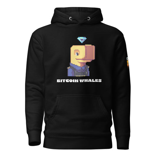 Diamond head Bitcoin Whale Hoodie