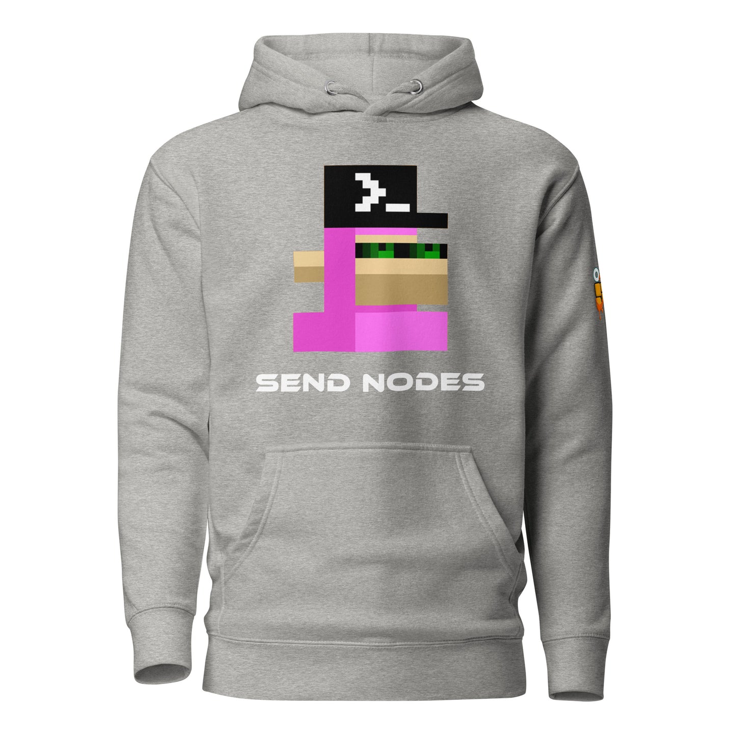 Pink Node Monke Hoodie