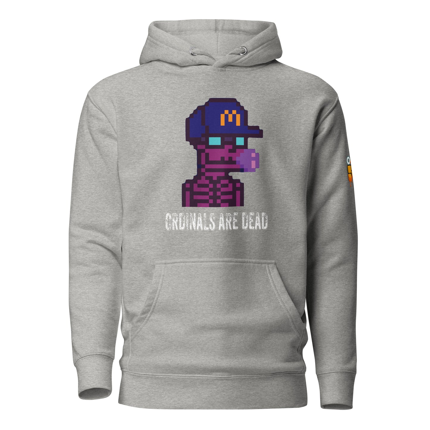 Ordinals Are Dead Skelly Uni on Hoodie