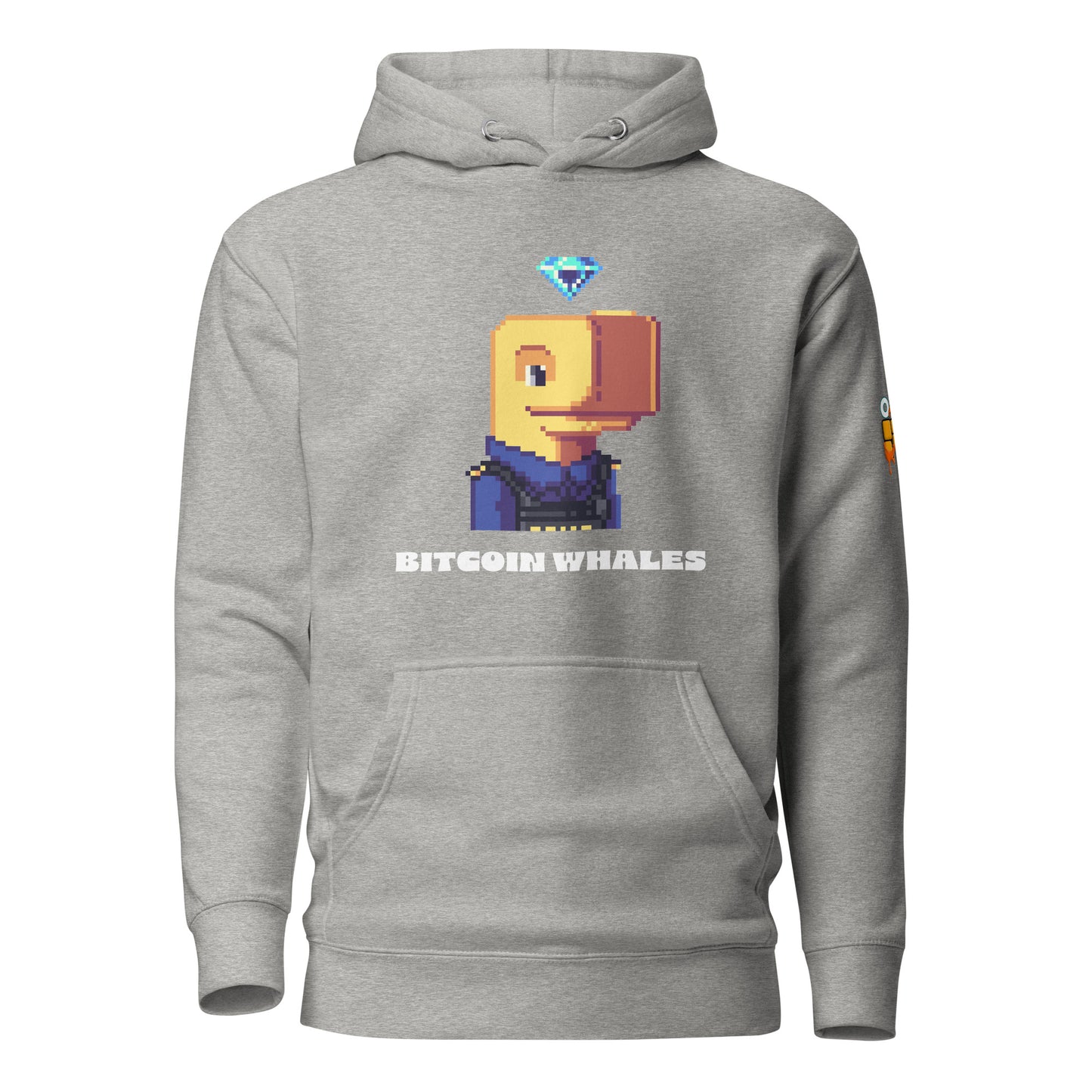 Diamond head Bitcoin Whale Hoodie