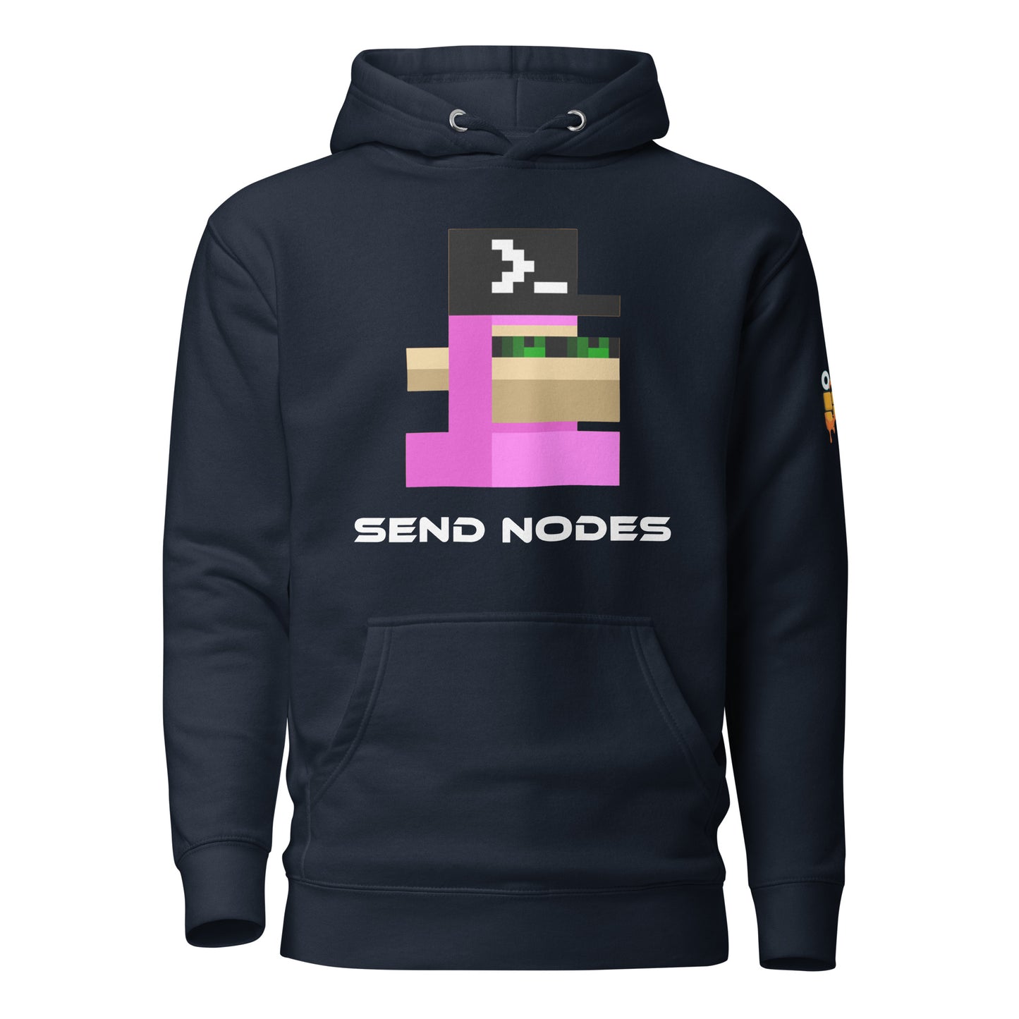 Pink Node Monke Hoodie