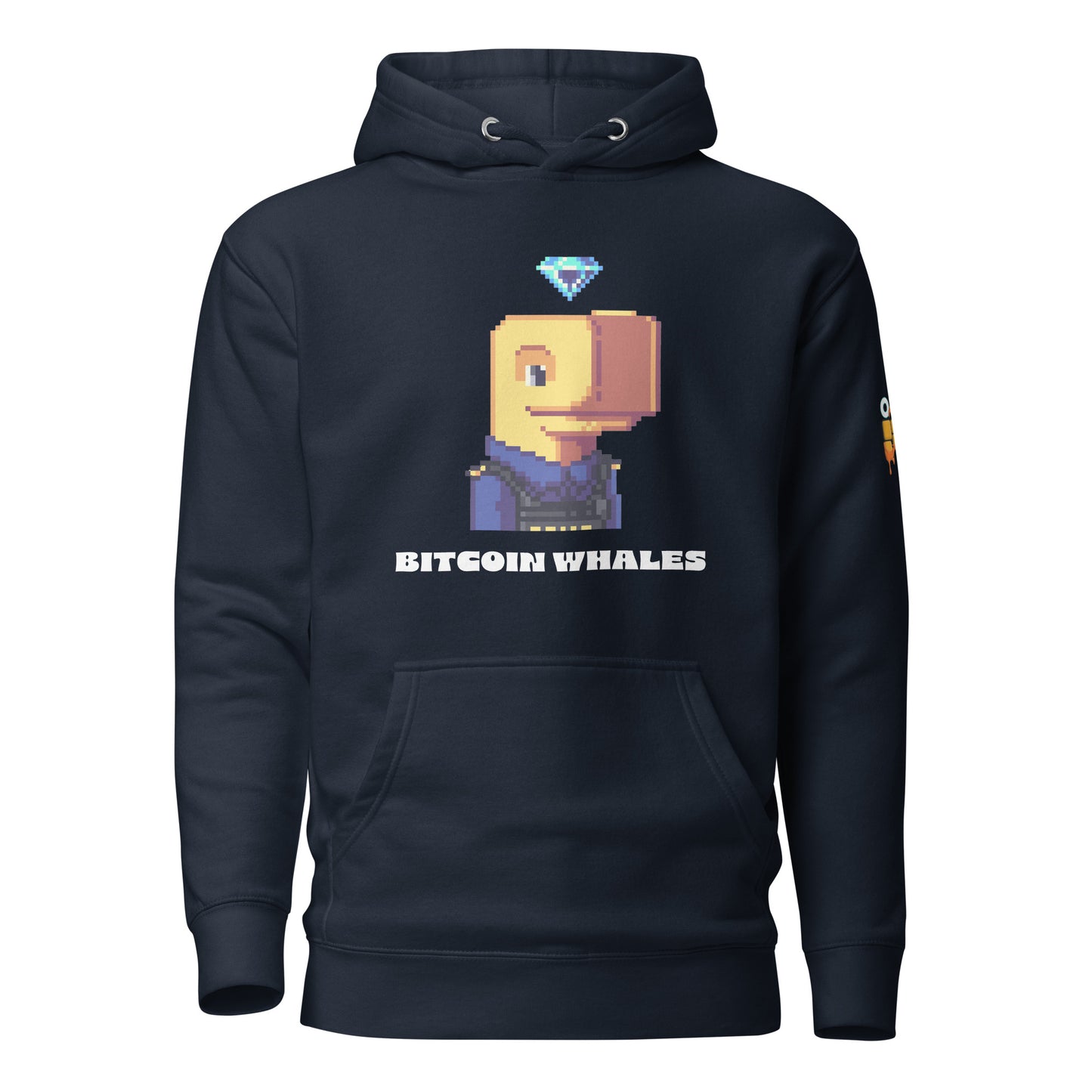 Diamond head Bitcoin Whale Hoodie