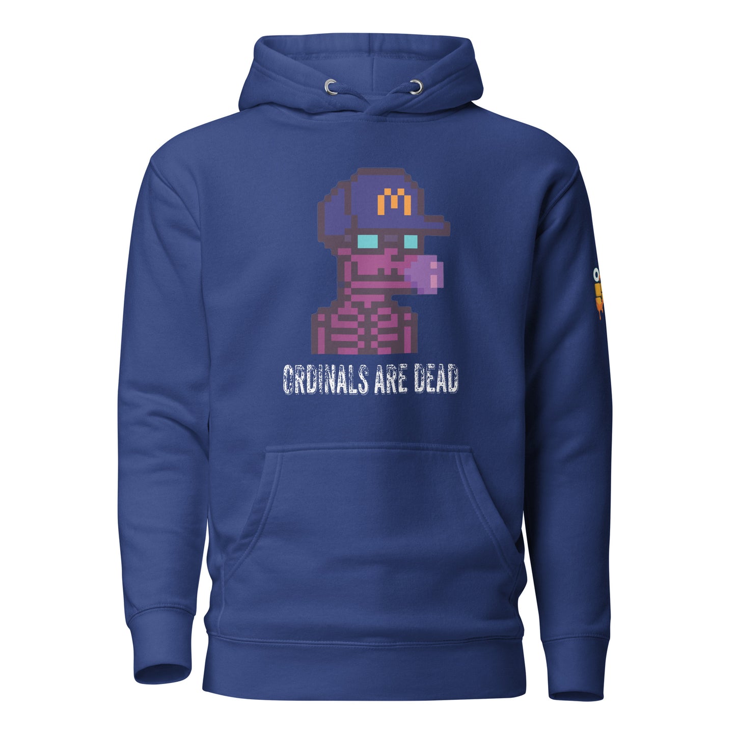 Ordinals Are Dead Skelly Uni on Hoodie