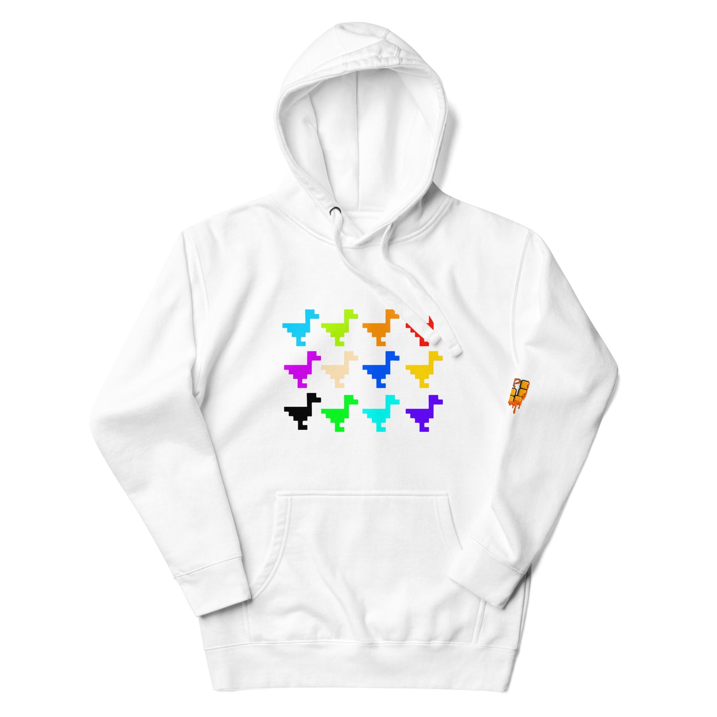 Goosinals Profile White Hoodie